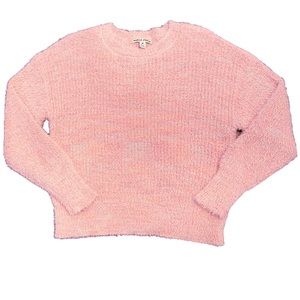Moral Fiber Sweater in a pink and blue blend size M